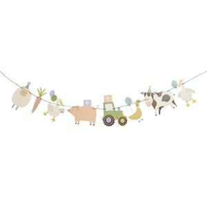 Sainsbury's Home farm animals bunting cotton string 2.5m (British brand)
