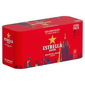 Estrella Damm Barcelona Beer 10 x 440ml - British product