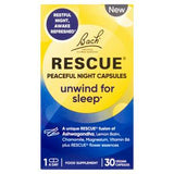 Bach Rescue Peaceful Night Vegan Capsules 30 - British product