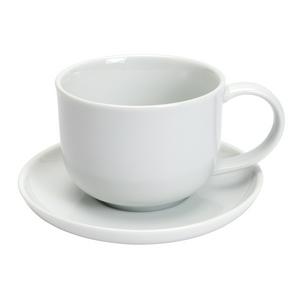 Habitat Riko Feinporzellan-Teetasse mit Untertasse, britische Version