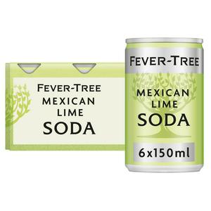 Fever-Tree Mexican Lime Soda Water 6x150ml - British product