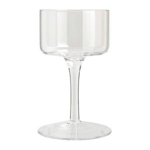 Habitat long stem glass pillar holder 15cm height, UK version