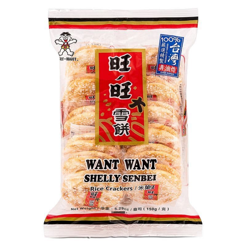 Want Want Shelly Senbei Rice Crackers 旺旺 大雪餅