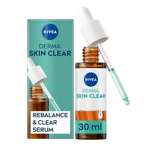 Sainsburys Nivea Derma Skin Clear Rebalance & Clear Serum 30ml- Buy online at McGrocer