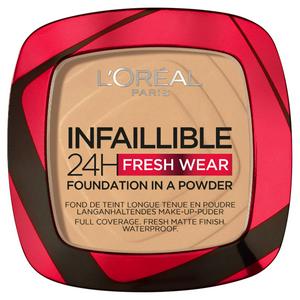Sainsburys L'Oreal Paris Infallible 24H Freshwear Foundation in a Powder Shade 200 Golden Sand- Buy online at McGrocer