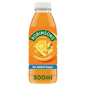 Robinsons Peach Mango Juice Drink 500ml, imported from the UK
