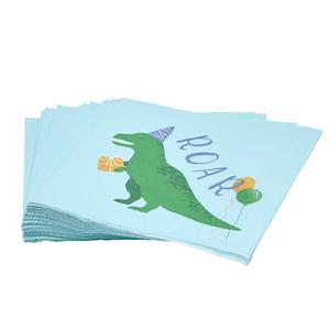 Sainsbury's Dinosaurier-Servietten aus Papier, 3-lagig, 20er-Packung, 33cm