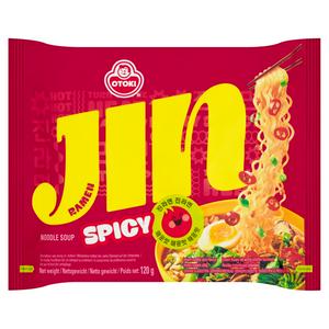 Ottogi Jin Ramen Spicy instant noodles 120g - Korean product