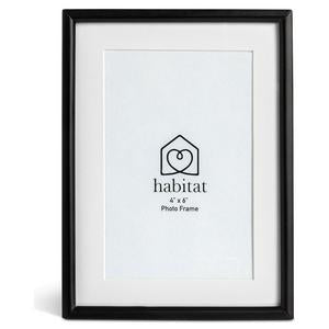 Habitat black metal picture frame 19x14cm, UK version