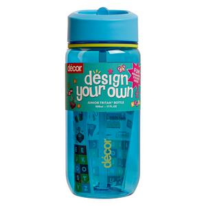 Decor Blue kids water bottle 500ml - British product