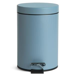 Sainsbury's Home blue pedal bin 3L (British brand)