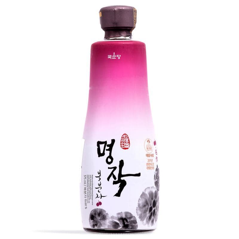 Kooksoondang Myungjak Bokbunja Korean Black Raspberry Wine 名作 명작복분자 (ABV 13%)