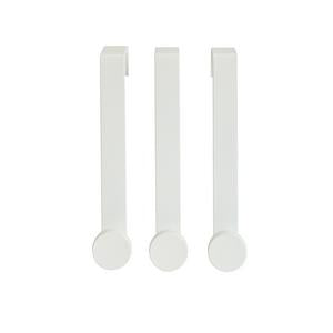 Sainsbury's Home white over door hook pack of 3 (British brand)