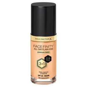 Sainsburys Max Factor All Day Flawless Foundation 62 Warm Beige 30ml- Buy online at McGrocer