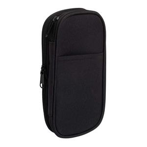 Sainsbury's black compartment pencil case 210mm (British brand)