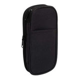 Sainsbury's black compartment pencil case 210mm (British brand)