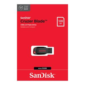 SanDisk Cruzer Blade 128GB USB Drive (British brand)