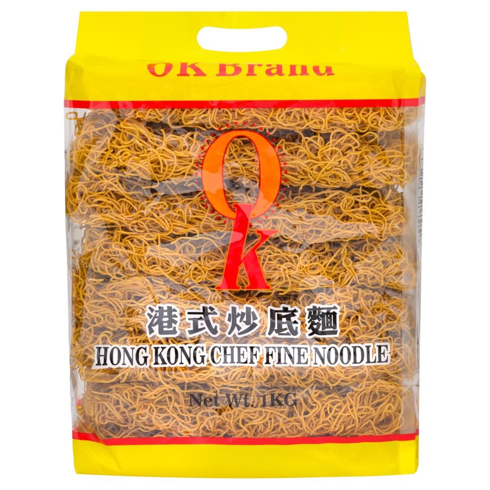 OK Brand Hong Kong Style Fine Noodle 港式炒底麵