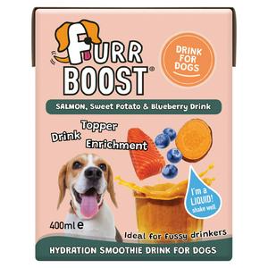 Furr Boost salmon dog drink 400ml - British product