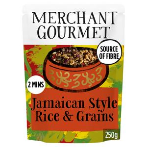 Merchant Gourmet Jamaican Grains Mix 250g, imported from the UK