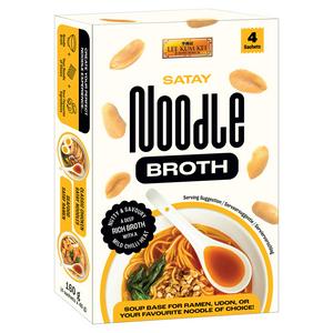 Lee Kum Kee Satay Noodle Broth 4 x 40g Sachets, UK version