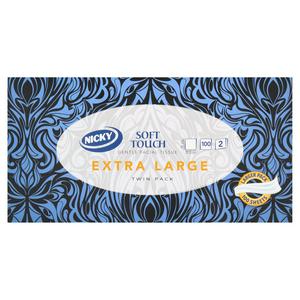 Nicky Soft Touch Facial Tissues 100 Sheets imported from the UK