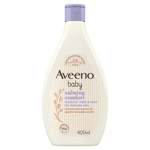 Aveeno Baby Calming Comfort Bedtime Bath & Wash 400ml - British product
