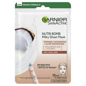 Garnier Nutri Bomb Milky Face Sheet Mask Coconut 28g, UK version