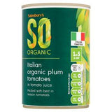 Sainsbury's Organic Italian Plum Tomatoes 400g imported from the UK