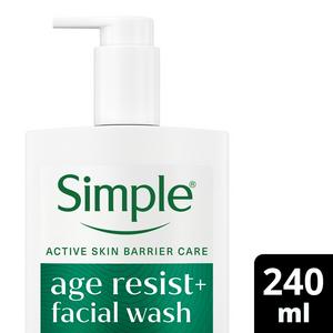 Simple Facial Cleanser Age Resist+ 240ml (British brand)