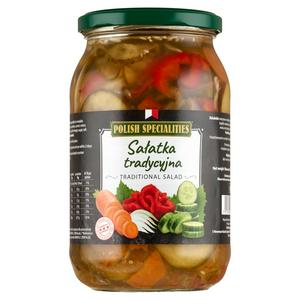 Polish Specialities Traditional Vegetable Salad 820g, imported from the UK