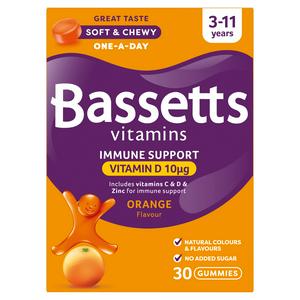Bassetts vitamins orange flavour gummies 30 pack - British product