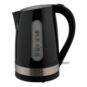 Cookworks plastic kettle black 1.7L - British product