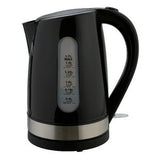 Cookworks plastic kettle black 1.7L - British product