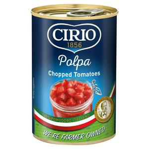 Cirio Chopped Tomatoes in 400g tin - British product