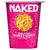 Naked Noodle Thai Sweet Chilli Egg Noodles 78g, imported from the UK