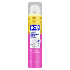 Vo5 Invisible Ultimate Hold Hairspray 400 ml (British brand)