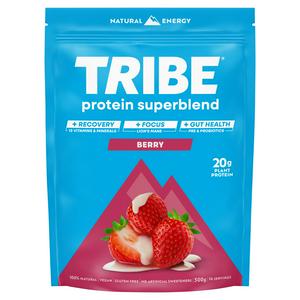 Tribe Berry Protein Superblend 500g Pouch (British brand)
