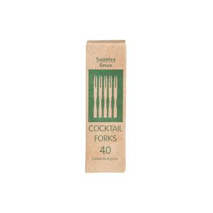 Sainsbury's Bamboo Cocktail Forks 40 Pack (British brand)