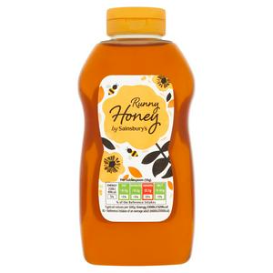 Sainsbury's flytende honning 720g klemmeflaske (britisk merke)
