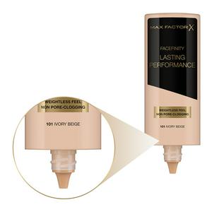 Sainsburys Max Factor Lasting Performance Foundation 101 Ivory Beige Liquid Foundation 35ml- Buy online at McGrocer