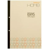 Sainsbury's Home lined notebook refill 300 pages (British brand)