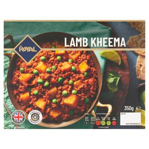 Königs Lamm Kheema Fertiggericht 350g, importiert aus dem Vereinigten Königreich