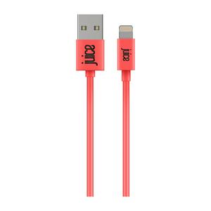 Juice Lightning Charging Cable Coral 2m, UK version