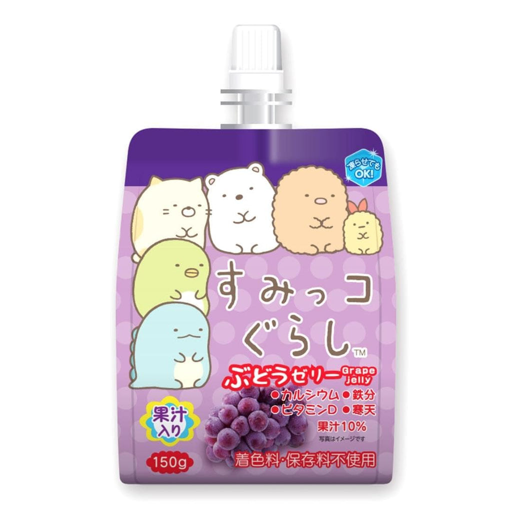 Yokoo Sumikkogurashi Konnyaku Jelly (Grape Flavour) ヨコオ すみっこぐらしぶどうゼリー