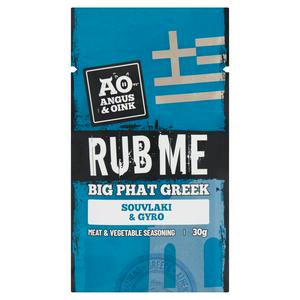 Angus & Oink Greek Souvlaki Seasoning Rub 30g - British product
