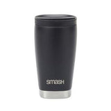 Smash Black Stainless Steel Double Wall Travel Mug (British brand)