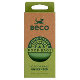 Beco poop bags unscented big strong pack 60 - British product