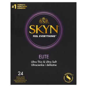 Skyn Elite Non Latex Condoms pack of 24 units (British brand)