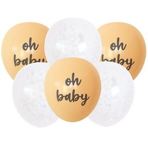 Sainsbury's Hello Baby latex balloons 6 pack (British brand)